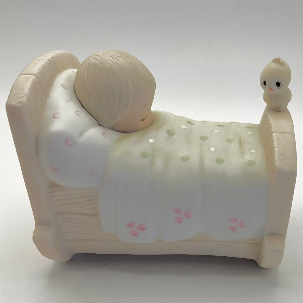 Vintage Jonathan & David Enesco Sleeping Child Figurine “Blessed Are Pure”‎ - Picture 6 of 7